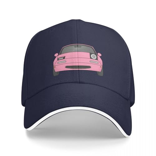 Basecap Miata MX5 Pink Wink Baseball Cap Vintage Big Size Hut Neu in der Hut Hut für Frauen Männer von OAKITA