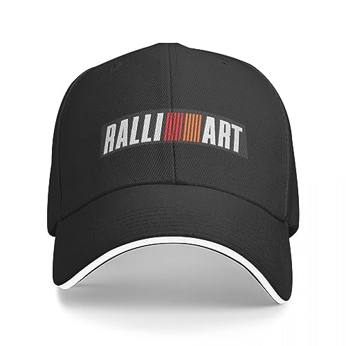 Basecap Ralliart Stickerei Logo Baseballkappe Solar Hut Designer Hut Herren Tennis Damen von OAKITA