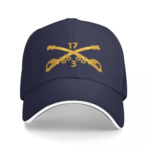 OAKITA Basecap Army 3rd Squadron 17th Cavalry Regiment Branch wo Txt Baseball Cap Caps Military Tactical Cap Hats for Women Men's von OAKITA