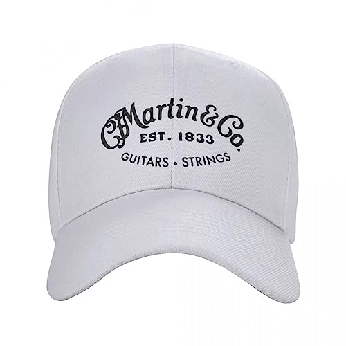 OAKITA Basecap Authentische Martin Guitar Black Design Cap Baseball Cap Mode Strand Pferd Hut Damen Herren von OAKITA