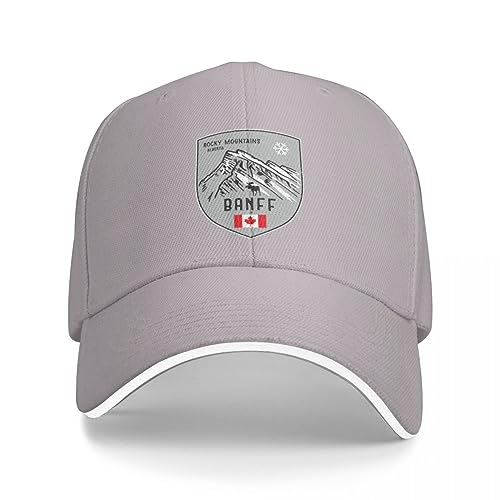 OAKITA Basecap Banff Canada Emblem Cap Baseballkappe Sonnenhut Thermovisier Mütze Damen Herren von OAKITA