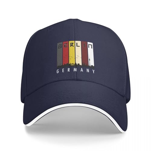 OAKITA Basecap Berlin Deutschland Baseballkappe Streetwear Mütze für Mädchen Herren von OAKITA