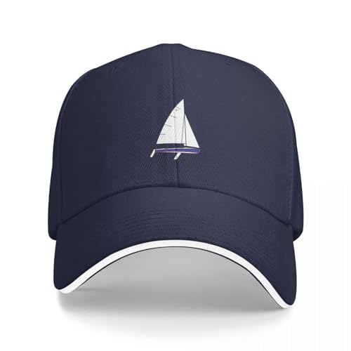 OAKITA Basecap Das Fliegende Schottische Segelboot Blue Life ist Besser zum Segeln... Baseballkappe Visier Benutzerdefinierte Kappe Golfhut Mann Damen Kappe Herren von OAKITA
