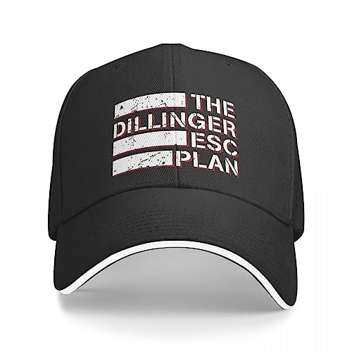 OAKITA Basecap Der Dillinger Escape Plan Logo Fan Art Cap Baseballmütze Strandhut Baseballkappen Damen Mützen Herren von OAKITA