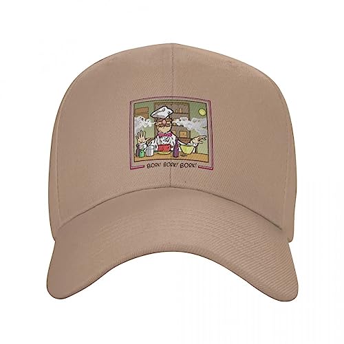 OAKITA Basecap Die Muppet Kitchen Swedish Chef Baseball Cap Militärmütze Mann Angelmützen Damen Golfbekleidung Herren von OAKITA