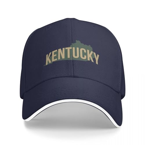 OAKITA Basecap Kentucky State Baseball Cap Luxus Hut Cosplay Benutzerdefinierte Kappe Cap Kappe weiblich Herren von OAKITA