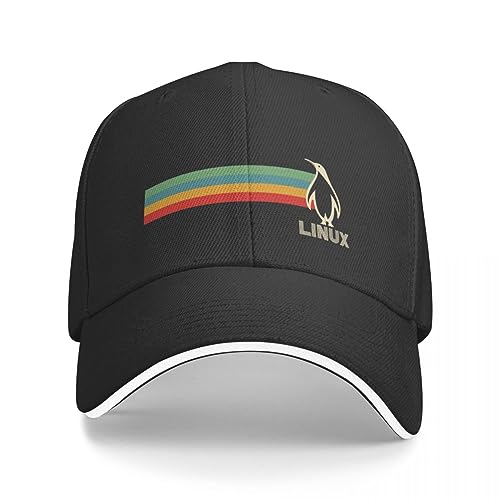 OAKITA Basecap Linux Pinguin Cap Baseballkappe Streetwear Herren Hüte Damen von OAKITA