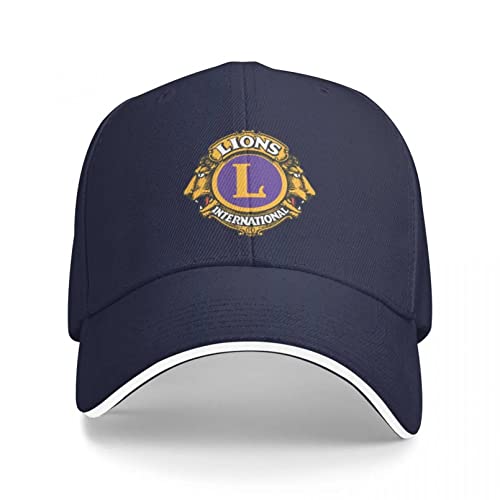 OAKITA Basecap Lions Club International Cap Wintermütze Frau Icon Damen Wintermütze Icon Männliche Mütze Damen von OAKITA
