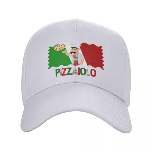 OAKITA Basecap PIZZAIOLO Master Pizzabäcker Cap Baseball Cap Herren Cosplay Hut für Damen Herren von OAKITA