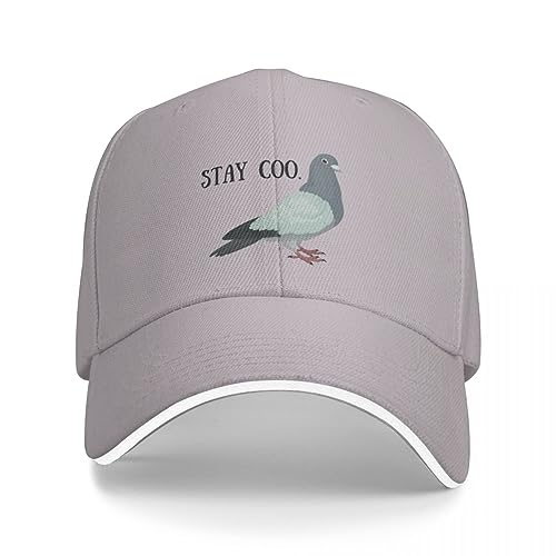 OAKITA Basecap Stay Coo Pigeon Design Cap Baseballkappe Herren Caps Luxus Herren Hüte Damen von OAKITA