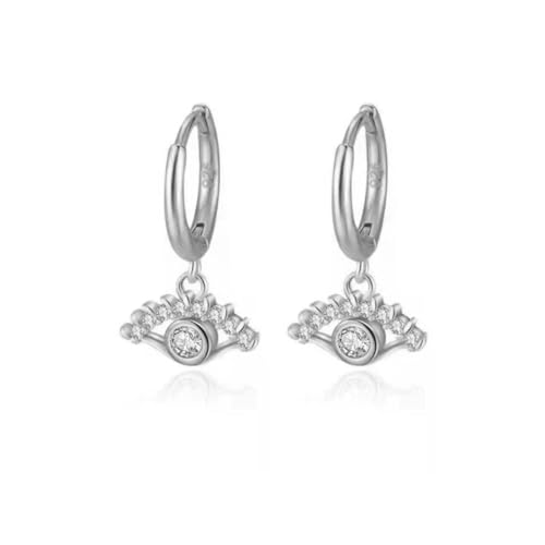 Ohrringe Ohrstecker Damen Schmuck Earrings Evil Eye Ohrringe Für Damen, Klein, Modisch, Pendientes W0403-S von OAKITA