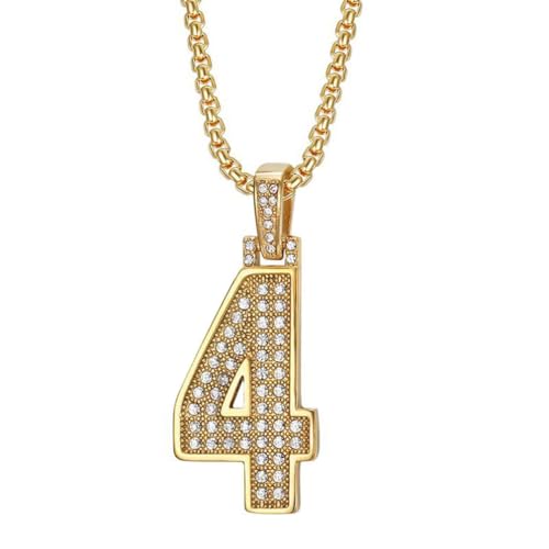 OAKKY Unisex Persönlichkeit Klassisch Hip Hop Rock Iced Out Bling CZ 0-9 Engelszahl Halskette Edelstahl Retro Römische Numerologie Schmuck Gold 4 OAKKY Unisex Persönlichkeit Klassisch Hip Hop Rock Iced Out Bling CZ 0-9 Engelszahl Halskette Edelstahl Retro Römische Numerologie Schmuck Gold 4 von OAKKY
