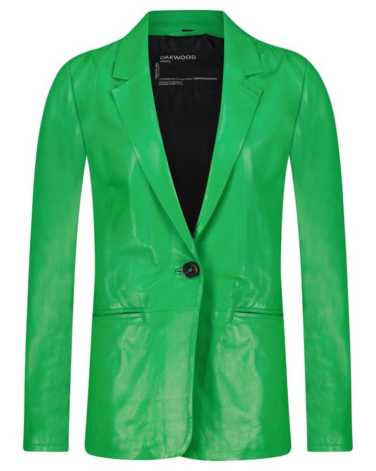 OAKWOOD Blusenblazer Damen Lederblazer MEG (1-tlg) von OAKWOOD