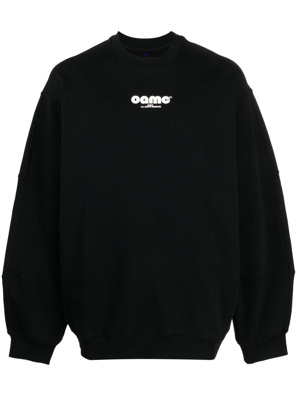 OAMC Sweatshirt mit Logo-Patch - Schwarz von OAMC