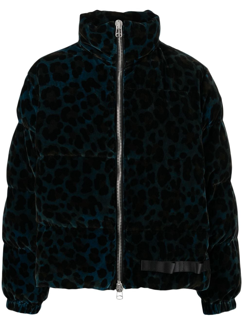 OAMC Gefütterte Jacke mit Leoparden-Print - Blau von OAMC