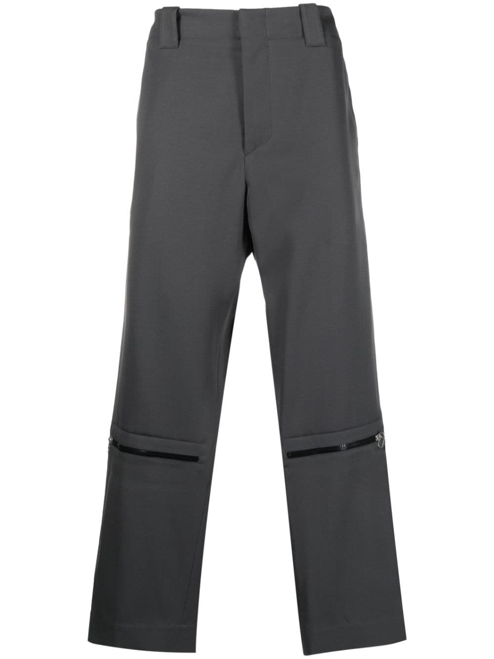 OAMC Gerade Hose mit Reißverschlussdetail - Grau von OAMC