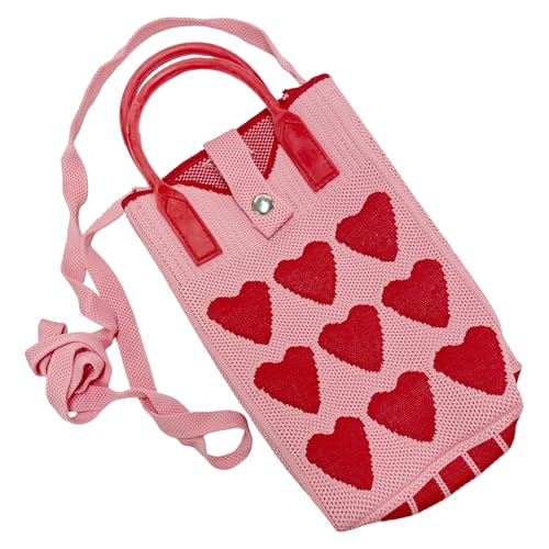 1 Stück Liebe Bedruckte Tasche, Süße Crossbody -Tasche, Modische Umhängetasche, Mini -Crossbody -Tasche, Tragbare Handy -Tasche. von OAOSDH