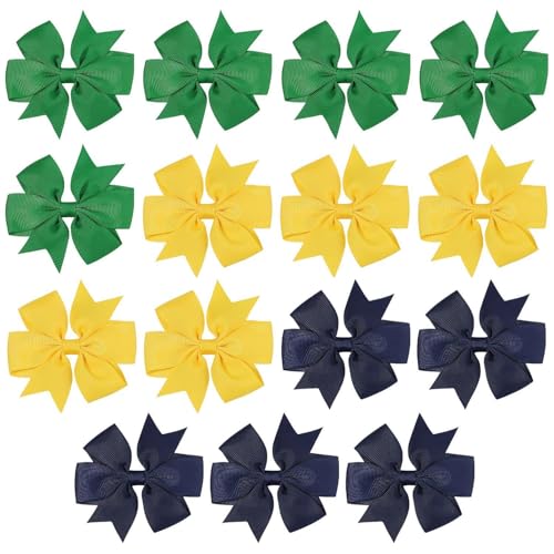 15 Stück Bogen Haarnadel, Mädchen Haarnadel Dekoration, Bogen Kopfschmuck, Frisur Dekoration, Kostüm Verkleiden Haarschmuck von OAOSDH