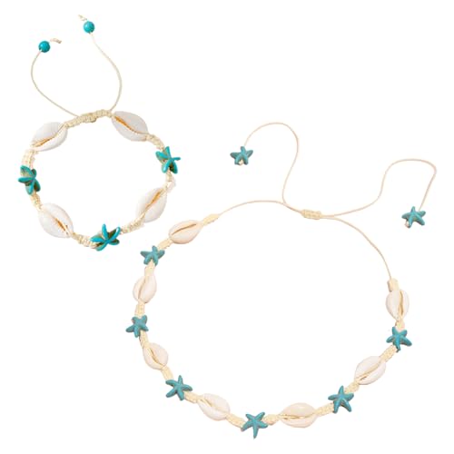 OAOSDH 1 -Stück -Halskette Und 1 -Stück -Armband, Marine -Themenschmuck, Kreatives Gewebter Schmuck, Boho -Schmuck. OAOSDH 1 -Stück -Halskette Und 1 -Stück -Armband, Marine -Themenschmuck, Kreatives Gewebter Schmuck, Boho -Schmuck. von OAOSDH