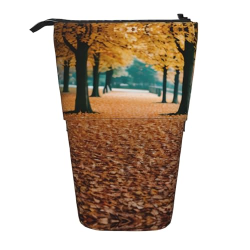 Hello Autumn vertikales einziehbares Federmäppchen Organizer Box Weihnachten Urlaub Neujahr Büro Tasche von OAROK