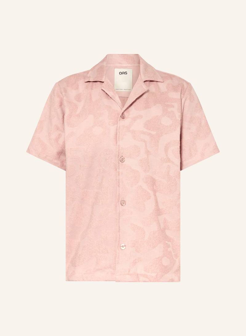 Oas Resorthemd Blush Puzzlotec Comfort Fit Aus Frottee rosa von OAS