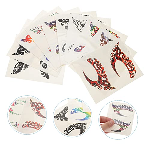10Paare Temporäre Eyeliner Aufkleber für Kunstvolle Make Up Looks Selbstklebende Lidschatten Sticker für Cosplay Festivals und Gemischte Designs 10Paare Temporäre Eyeliner Aufkleber für Kunstvolle Make Up Looks Selbstklebende Lidschatten Sticker für Cosplay Festivals und Gemischte Designs von OATIPHO