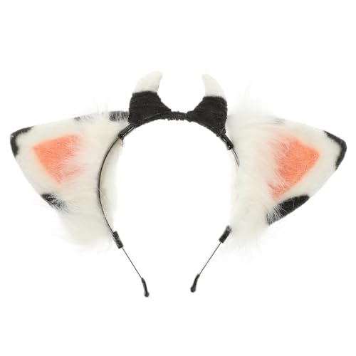 1Stück Exquisites Stirnband mit Kuhohren für Niedliches Cosplay Haaraccessoire für Fasching Partys und Täglichen Gebrauch Hochwertige Verarbeitung 1Stück Exquisites Stirnband mit Kuhohren für Niedliches Cosplay Haaraccessoire für Fasching Partys und Täglichen Gebrauch Hochwertige Verarbeitung von OATIPHO
