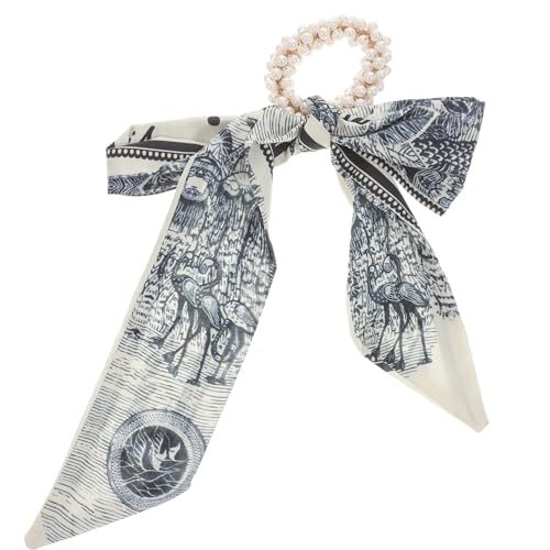 2 Sätze Haargummis mit Haarband und Haarschal Elastische Scrunchies für Damen Stilvolle Haaraccessoires für Pferdeschwanz Vielseitig Einsetzbar von OATIPHO