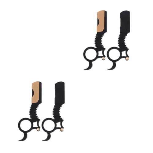 2 Sätze Vintage Rasierer Manuelle Bartschneider Aus Ergonomisches Design Für Präzises Trimmen Und Rasieren Sicher Und Tragbar Für Herrenpflege Und Bartstyling 2 Stücke * 2 von OATIPHO
