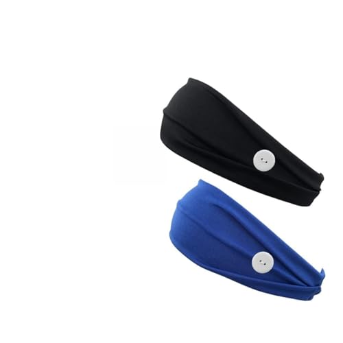 2 Stück Damen Sport Stirnband mit Elastisches Haarband für Maskenpflege Schweißabsorbierendes Fitness Haarband für Sport von OATIPHO