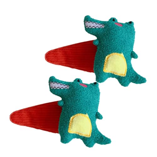 2 Stück Dinosaurier Haarspangen Cartoon Haarklammern für Damen Rutschfestes Design Zubehör für Partys und Alltagslooks von OATIPHO