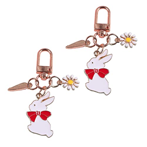 OATIPHO 2stücke Kaninchen Schlüsselanhänger Aus Stilvolle Für Taschen Rucksäcke Und Koffer Deko Für Ostern Und von OATIPHO