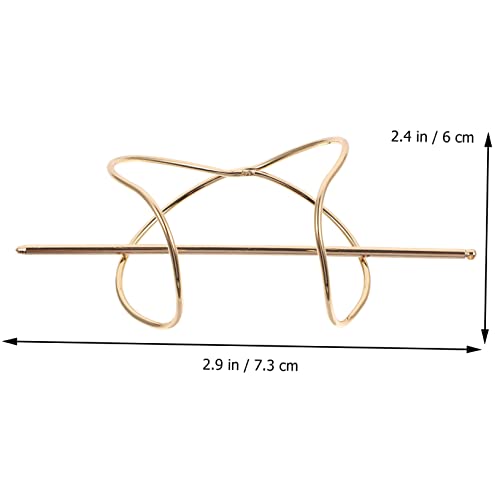OATIPHO 2 Stücke Metall Haarspange Vintage Haarnadeln für Damen Haarschmuck Clips Dutt Halter für Anlässe Hochzeiten und Alltag von OATIPHO