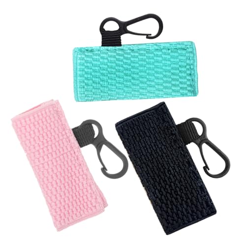 3 Stck. Knitted Lip Balm Sleeves Tragbarer Lippenstift Halter mit Schlüsselanhänger für Lippenpflege für Reisen und Outdoor Aktivitäten von OATIPHO