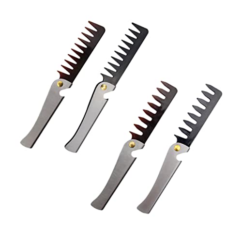 4 Stück Faltbarer für Männer und Teiliges Tragbares Design für Haartypen für Tägliche Nutzung Große 4 Stück Faltbarer für Männer und Teiliges Tragbares Design für Haartypen für Tägliche Nutzung Große von OATIPHO