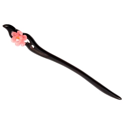 Chinesische Haarstäbchen aus Holz mit Blumenverzierung Vintage Haarschmuck für Damen für Partys Hochzeiten und Besondere Anlässe von OATIPHO
