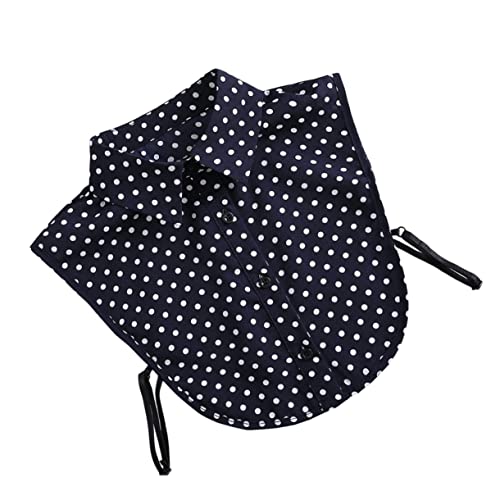 Gepunkteter Kragen hemdkragen Insert Uniform Bluse gefälschter Kragen Bluse Halbkragen halbes Hemd falscher Kragen Halbhemden gefälschter Kragen Chiffon OATIPHO von OATIPHO