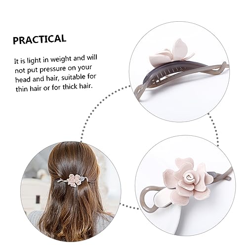 OATIPHO Blumen-haarspange Dekorative Haarklammern Blumen-haarklammer Große Haarspangen Für Frauen Haarschmuck Haarklammern Für Haare Für Dickes Haar Haarspangen Für Dünnes Frauenhaar von OATIPHO