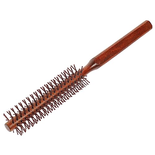 Kleine Holzhaarbürste für Männer Antistatische Styling Rollbürste für Trocknen und Reisen mit Sanften Kammzähnen für Elastische Kleine Holzhaarbürste für Männer Antistatische Styling Rollbürste für Trocknen und Reisen mit Sanften Kammzähnen für Elastische von OATIPHO