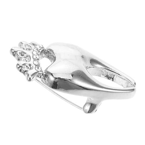 OATIPHO Kronenbroschennadel Mit Strasssteinen Unisex Anstecknadel Für Anzüge Kleider Mäntel Und Freizeitoutfits Langlebige Oberflächenbehandlung von OATIPHO