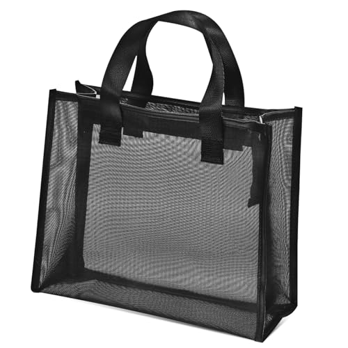 Nylon Kosmetiktasche für Damen Tragbarer Make Up Beutel mit Luftdurchlässige Netzstruktur Große Kapazität von OATIPHO