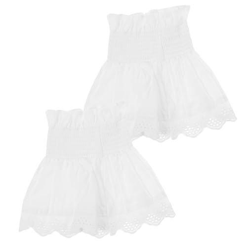 OATIPHO Rüschenmanschetten Aus Spitze Abnehmbar Für Pullover Blusen Mäntel Kleidungszubehör Für Frauen Und Mädchen Teenager Handgelenkmanschetten Mit Verstellbaren Bündchen Für Verschieden von OATIPHO