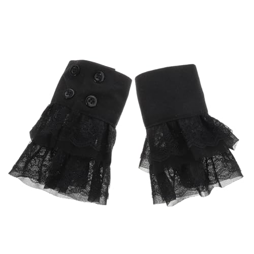 OATIPHO 1 Paar Abnehmbare Fake Ärmel Manschetten Weichem Stoff Dekoration für Shirts und Pullover zu Tragen und Einfach zu Befestigen für Stilvolle Outfits von OATIPHO