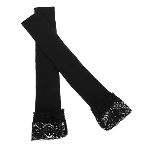OATIPHO Modische Damenhandschuhe mit Strickärmeln Fingerlose Armstulpen Daumenloch Warm Eleganter Stil von OATIPHO