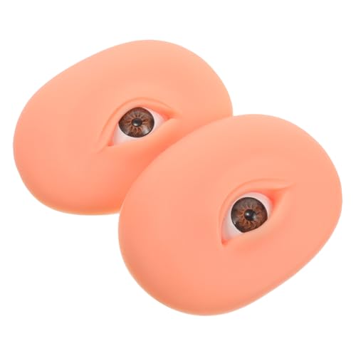 OATIPHO Silikon Augen Make up Übungsbrett Für Anfänger 5d Lidschatten Training Haut Realistische Silikonpraxis Hautmodell Wiederverwendbar Für Eyeliner Und Augenbrauen Make up von OATIPHO