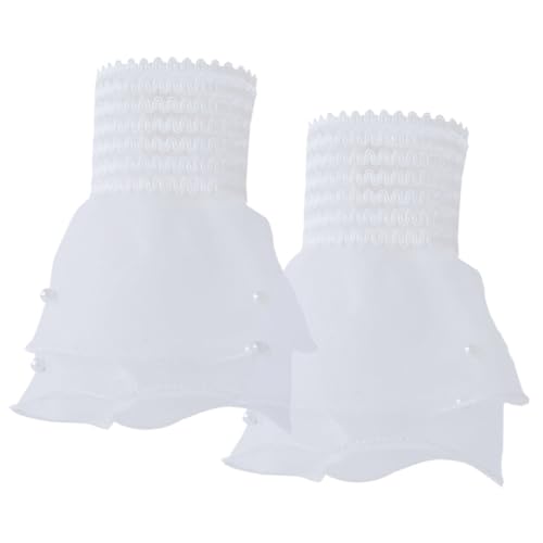 OATIPHO Handgelenkmanschetten Für Damen Abnehmbare Handmanschetten Aus Stoff Klassische Armaccessoires Für Hemden Pullover Blusen Shirts von OATIPHO