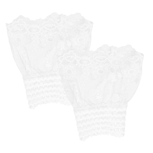 OATIPHO 1paar Elegante Blumen-lace Handgelenk Manschetten Abnehmbare Fake Ärmel Für Frauen Und Mädchen Für Halloween Kostüme Und Cosplay Aus Weichem Baumwollmaterial von OATIPHO