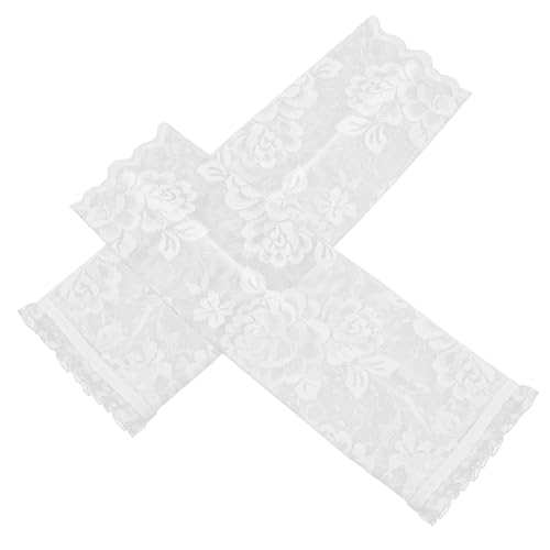 OATIPHO 1paar Hochwertige Fingerlose Spitzenhandschuhe Für Bräute Armstulpen Zarter Spitze Für Und Festliche Anlässe Uv-schutz Langlebig Und von OATIPHO