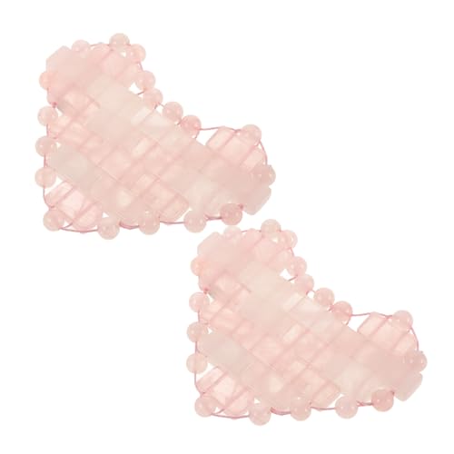 OATIPHO 1 Paar Pink Crystal Eye Patch Augenmaske Aus Stein Augenmaske Aus Quarz Augenabdeckungen Für Gesichtsbehandlungen Gesichts-augenabdeckungen Auge Gesichtsmaske Rosa Kristallstein von OATIPHO