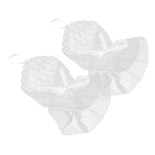 OATIPHO Teeparty- Und Hochzeitshandschuhe Kurze Spitzen-handgelenksmanschetten Mit Schleifendetail Für Damen OATIPHO Teeparty- Und Hochzeitshandschuhe Kurze Spitzen-handgelenksmanschetten Mit Schleifendetail Für Damen von OATIPHO